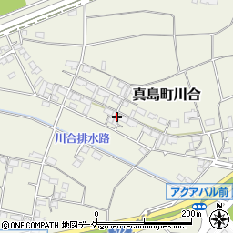 長野県長野市真島町川合961-1周辺の地図