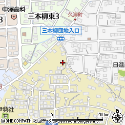 長野県長野市稲里町中氷鉋877周辺の地図