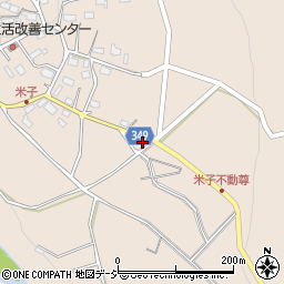 長野県須坂市米子580周辺の地図