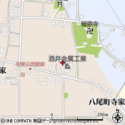 富山県富山市八尾町寺家45-1周辺の地図