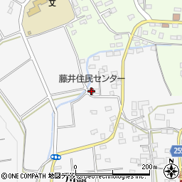 藤井住民センター周辺の地図