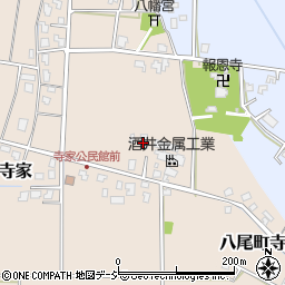 富山県富山市八尾町寺家46-3周辺の地図