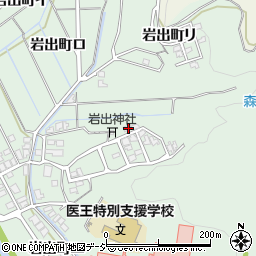 石川県金沢市岩出町チ周辺の地図