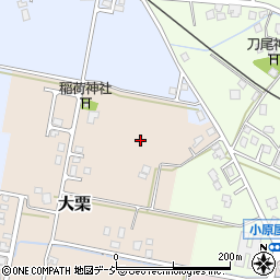 富山県富山市大栗周辺の地図