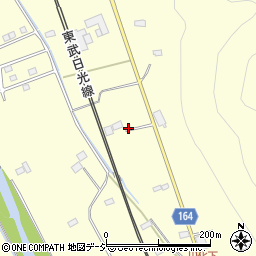 栃木県鹿沼市板荷124周辺の地図