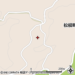 石川県金沢市松根町チ周辺の地図