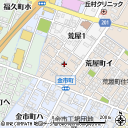 石川県金沢市荒屋町ロ周辺の地図