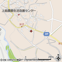 長野県須坂市米子817周辺の地図