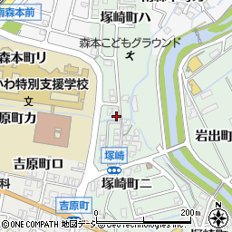 石川県金沢市塚崎町ハ148周辺の地図