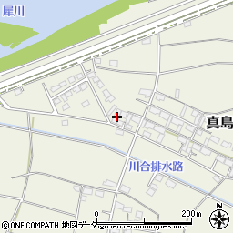 長野県長野市真島町川合950周辺の地図