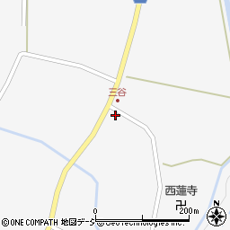 富山県砺波市庄川町三谷2125周辺の地図