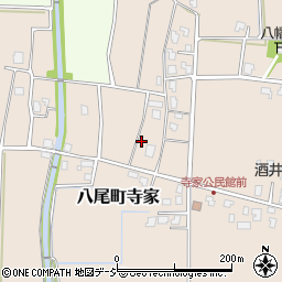 富山県富山市八尾町寺家786-1周辺の地図
