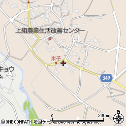 長野県須坂市米子816周辺の地図