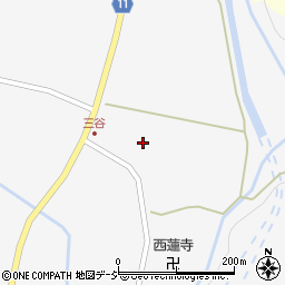 富山県砺波市庄川町三谷2111周辺の地図