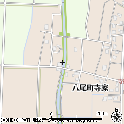 富山県富山市八尾町寺家1389-2周辺の地図