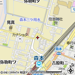 石川県金沢市弥勒町カ周辺の地図