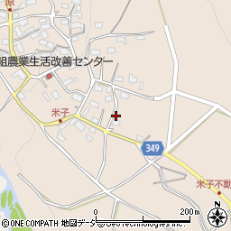 長野県須坂市米子748周辺の地図