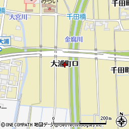 石川県金沢市大浦町ロ周辺の地図