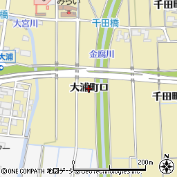 石川県金沢市大浦町（ロ）周辺の地図