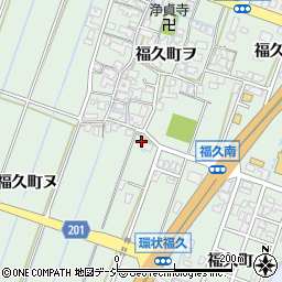 石川県金沢市福久町リ39周辺の地図