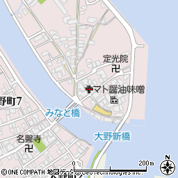 石川県金沢市大野町４丁目ハ13周辺の地図
