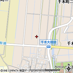 石川県金沢市千木町イ周辺の地図