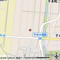 石川県金沢市千木町（イ）周辺の地図