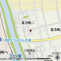 石川県金沢市北寺町ニ22-7周辺の地図