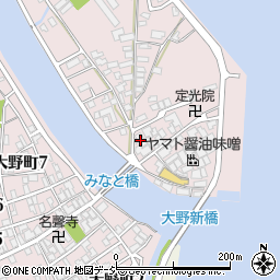 石川県金沢市大野町４丁目ハ1周辺の地図