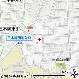 久津町公園トイレ周辺の地図