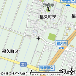 石川県金沢市福久町リ37周辺の地図