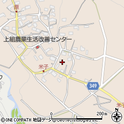 長野県須坂市米子758周辺の地図