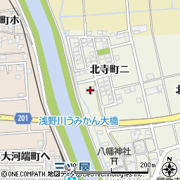 石川県金沢市北寺町ニ37周辺の地図