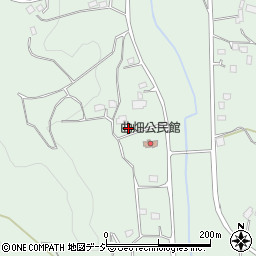 栃木県那須烏山市曲畑458-1周辺の地図