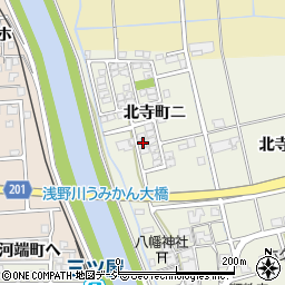 石川県金沢市北寺町ニ22-23周辺の地図