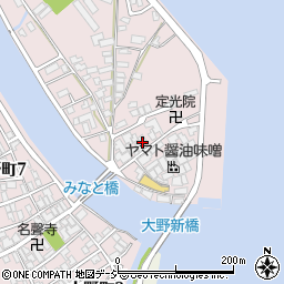 石川県金沢市大野町４丁目ハ36周辺の地図