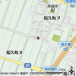 石川県金沢市福久町リ36周辺の地図
