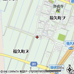 石川県金沢市福久町リ1周辺の地図