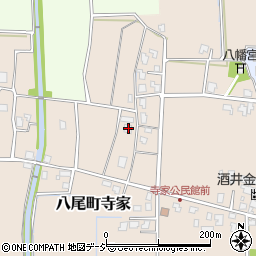 富山県富山市八尾町寺家604周辺の地図