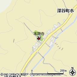 本蓮寺周辺の地図
