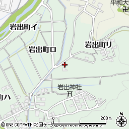 石川県金沢市岩出町ヘ周辺の地図