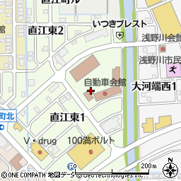 石川県　自動車会議所（一般社団法人）周辺の地図