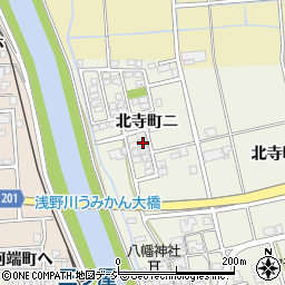 石川県金沢市北寺町ニ22-15周辺の地図