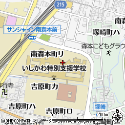 石川県金沢市南森本町リ周辺の地図
