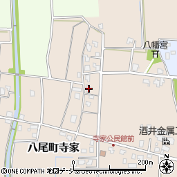 富山県富山市八尾町寺家527周辺の地図