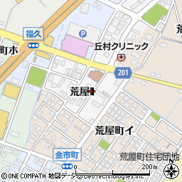 石川県金沢市荒屋1丁目周辺の地図