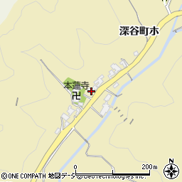 石川県金沢市深谷町ニ周辺の地図