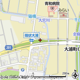 石川県金沢市大浦町ハ周辺の地図