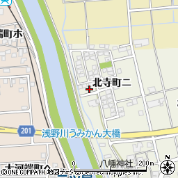 石川県金沢市北寺町ニ39周辺の地図