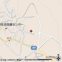 長野県須坂市米子742周辺の地図